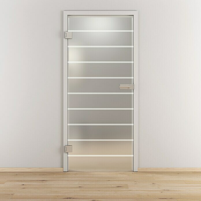 Diamond Doors Glasdrehtür 592 (834 x 1.972 mm, DIN Anschlag: Links, Milchglas) | BAUHAUS