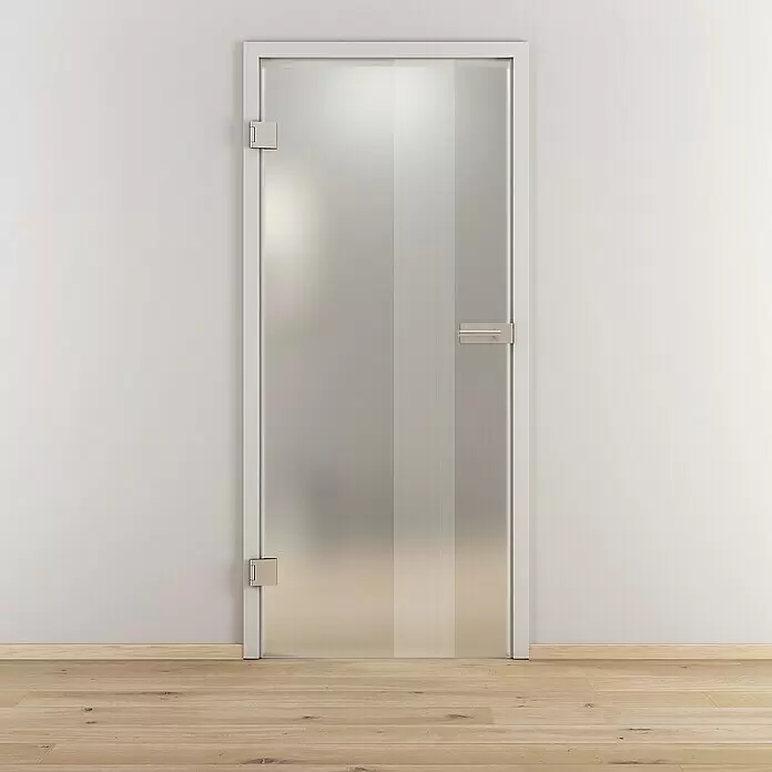 Diamond Doors Glasdrehtür 594 - 959 x 1.972 mm, DIN Anschlag: Links, Milchglas - Stimmungsaufnahme