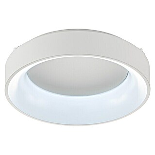 WOFI Cameron LED-Deckenleuchte rund (30 W, Ø x H: 45 x 11 cm, Weiß, Kaltweiß, 1 Stk.)