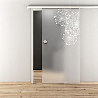 Diamond Doors Glasschiebetür 507 (935 x 2.058 mm, Einscheibensicherheitsglas (ESG), Mattglas)
