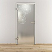 Diamond Doors Glasdrehtür 507 (709 x 1.972 mm, DIN Anschlag: Links, Milchglas) | BAUHAUS