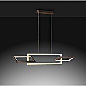 WOFI Muriel LED-Pendelleuchte (26 W, L x B x H: 101 x 30 x 150 cm, Rost, Warmweiß) | BAUHAUS