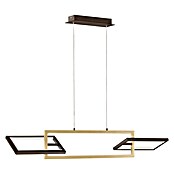 WOFI Muriel LED-Pendelleuchte (26 W, L x B x H: 101 x 30 x 150 cm, Rost, Warmweiß) | BAUHAUS