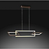 WOFI Muriel LED-Pendelleuchte (26 W, L x B x H: 101 x 30 x 150 cm, Rost, Warmweiß) | BAUHAUS