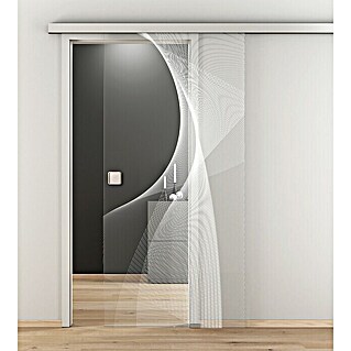 Diamond Doors Glasschiebetür 634 (935 x 2 058 mm, Einscheibensicherheitsglas (ESG), Klarglas)