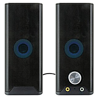 Schwaiger Soundbar teilbar (Bluetooth, 6 W, Schwarz)
