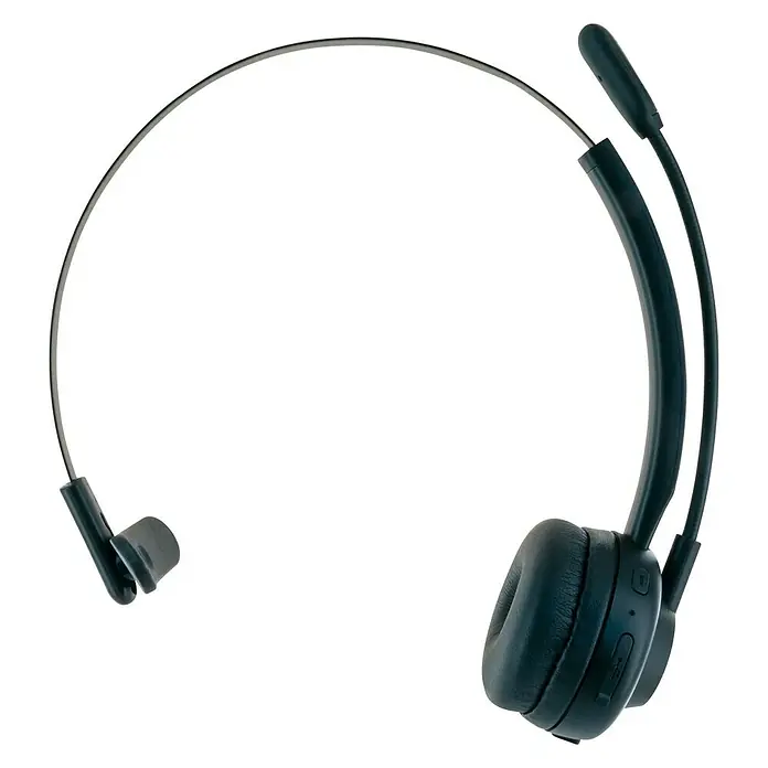 Schwaiger Headset Mono Bluetooth - Schwarz - Drahtloses Jabra Evolve2 55 Headset in Dunkelblau mit Mikrofon und Ohrhörer. Ideal für den professionellen Einsatz im Büro.
