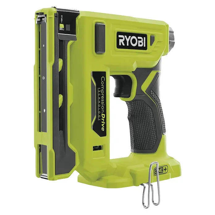 Ryobi ONE+ Akku-Tacker R18ST50-0 - 18 V, Li-Ionen, Anzahl Akkus: Ohne Akku - Ryobi Akku-Nagelpistole, ideal für Heimwerkerprojekte. Kompaktes Design und einfache Handhabung für präzises Arbeiten.