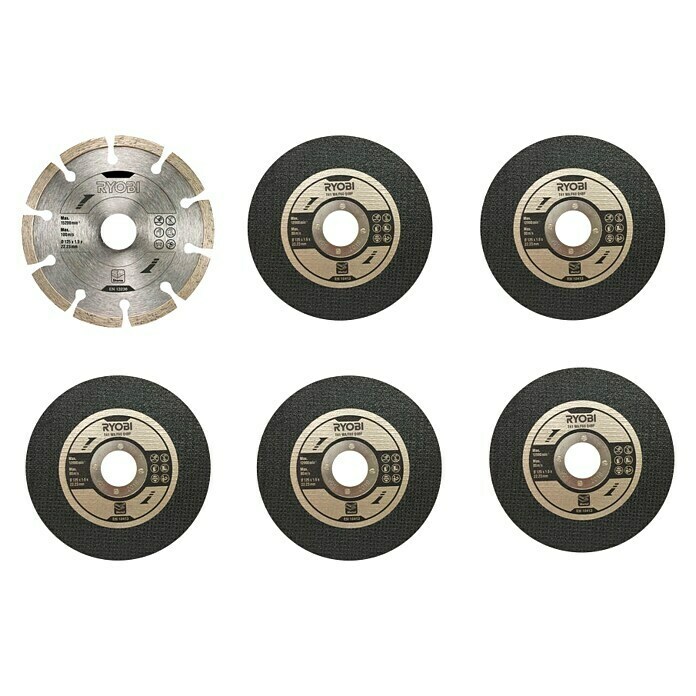 Ryobi Set di dischi di ricambio RAK6AGD125