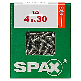 Spax T-Star plus Universalschraube (Ø x L: 4 x 30 mm, Vollgewinde, 125 Stk.)