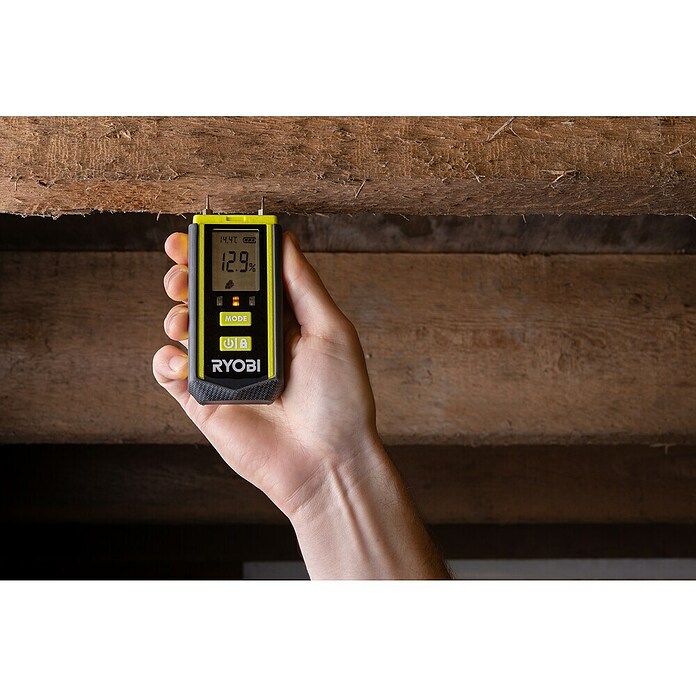 Ryobi Feuchtigkeitsmessgerät RBPINMM1 (Geeignet für: Baumaterialien/Holz) | BAUHAUS