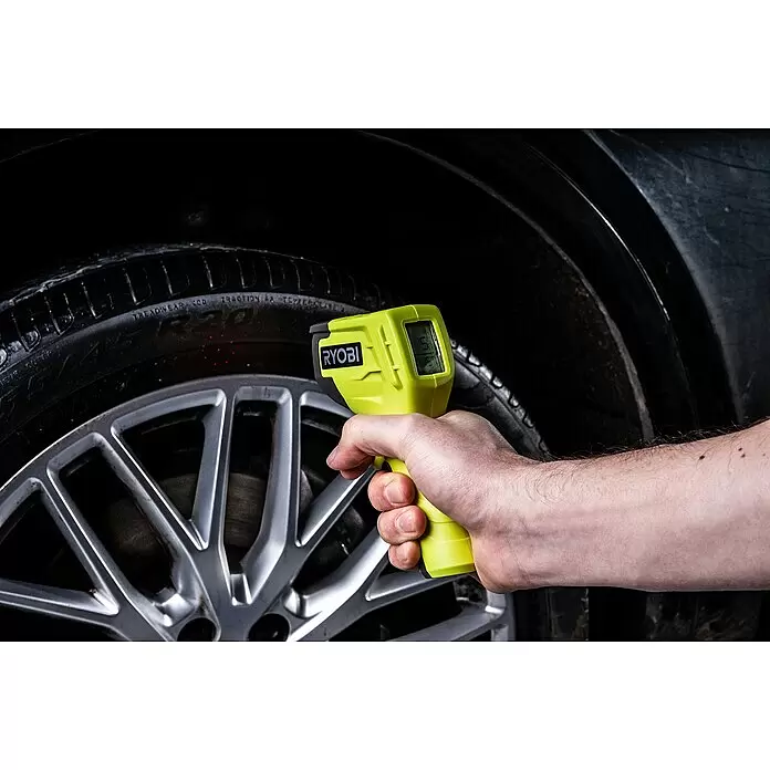 Ryobi Infrarot-Thermometer RBIRT08 - Messbereich: -50 °C bis +500 °C - Anwendungsbeispiel