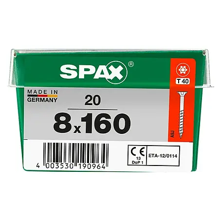 Spax  Senkkopfschraube Holzbauschraube