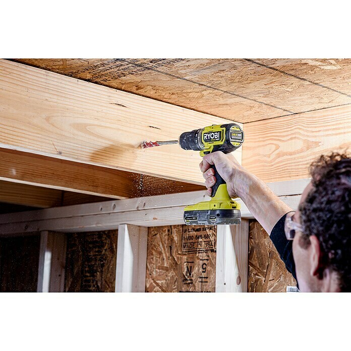 Ryobi ONE+HP Akku-Schlagbohrschrauber RPD18C-242S (18 V, 2 Akkus, 2 Ah - 4 Ah, 54 Nm) | BAUHAUS