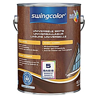 swingcolor Mix Universele beits (Mengkleur basis, 2,5 l, Zijdeglans)