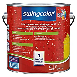 swingcolor Mix Houtbeschermende verf (Mengkleur basis, 4 l, Zijdeglans)