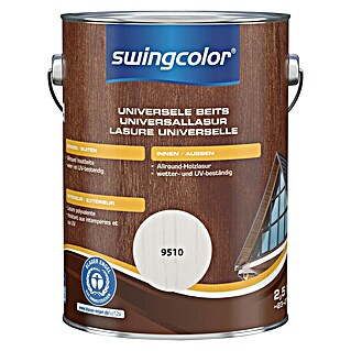 swingcolor Houtbeits (Kalkwit, 2,5 l, Zijdeglans)