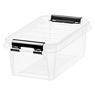 SmartStore Aufbewahrungsbox Classic 0,5 (L x B x H: 15 x 9 x 6 cm, Kunststoff, Transparent)