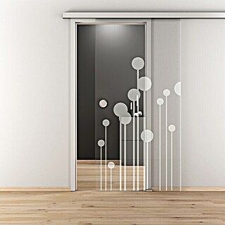 Diamond Doors Glasschiebetür 611 (935 x 2 058 mm, Einscheibensicherheitsglas (ESG), Klarglas)