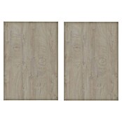 Top Quatro Frontal mueble cocina (An x Al: 99,7 x 17,3 cm, Roble claro, 2 ud.) | BAUHAUS