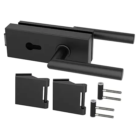 Diamond Doors Black Edition Glastürbeschlag Style PZ