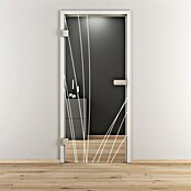 Diamond Doors Glasdrehtür 559 (959 x 1.972 mm, DIN Anschlag: Links, Klarglas) | BAUHAUS