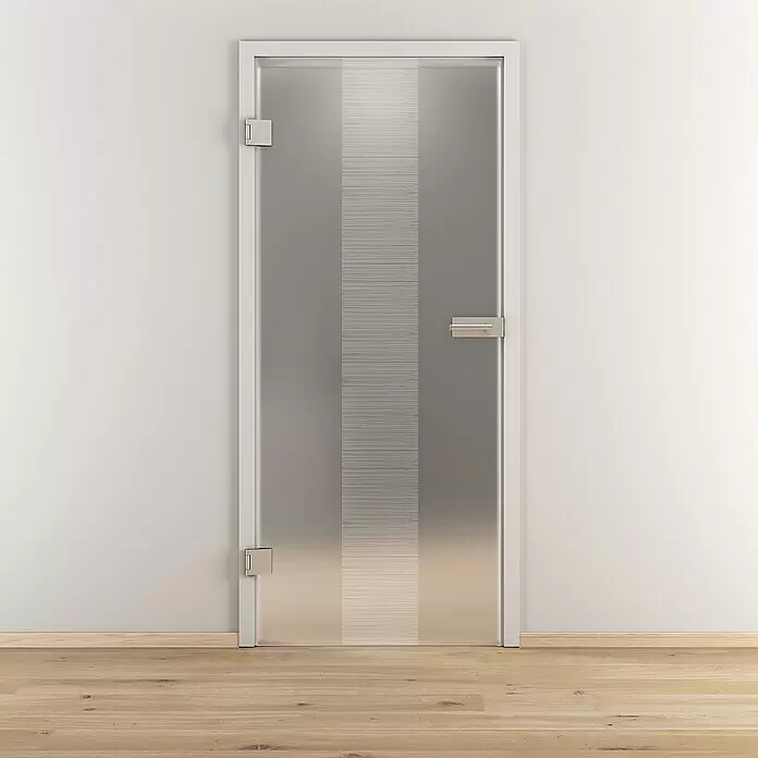 Diamond Doors Glasdrehtür 557 - 709 x 1.972 mm, DIN Anschlag: Links, Milchglas - Stimmungsaufnahme