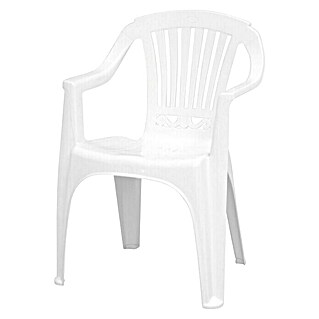 Vrtna stolica Kios (Bijele boje, Mogu se slagati jedni na druge)