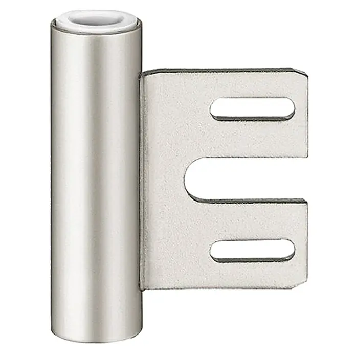 Diamond Doors Rahmenteil - 2 Stk., Geeignet für: Stahlzargen, Passend für: Diamond Doors 3-tlg. Office Bänder - Ein hochwertiger Möbelverbinder in Silber. Ideal für die stabile und sichere Verbindung von Möbelteilen, mit praktischen Langlöchern.