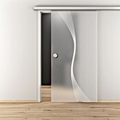 Diamond Doors Glasschiebetür 583 (935 x 2 058 mm, Einscheibensicherheitsglas (ESG), Milchglas) | BAUHAUS