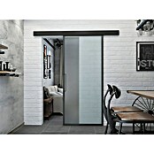 Puerta corredera de vidrio Factory (75 x 215 cm, Vidrio templado)