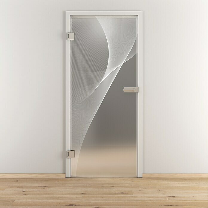 Diamond Doors Glasdrehtür 623 (709 x 1.972 mm, DIN Anschlag: Links, Milchglas) | BAUHAUS