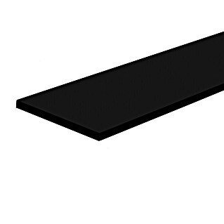 Zidna polica (Crna, D x Š x D: 1.200 x 300 x 18 mm)