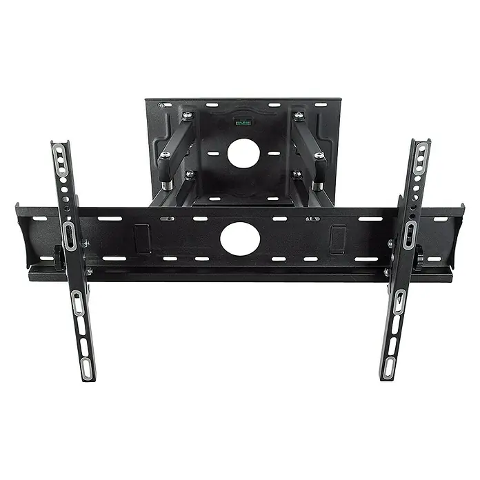 Luceco Soporte para televisor LNRFM600XL-RO - Norma Vesa 600x400, 40 kg - Un soporte de pared para TV negro ajustable adecuado para varios tamaños de pantalla y que ofrece flexibilidad en el posicionamiento.