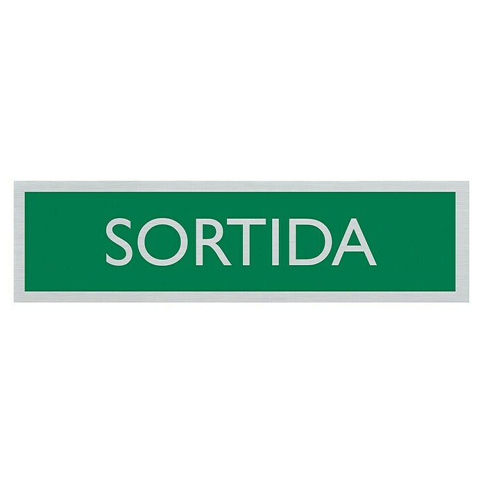 Pickup Rótulo catalán (Plateado, Motivo: Salida)