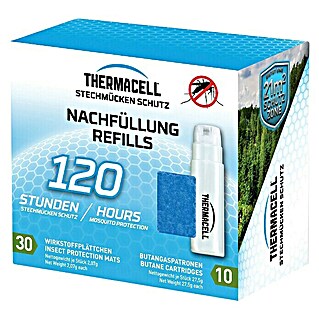 Thermacell Stechmückenschutz-Nachfüllpackung (10 x Gaskartuschen, 30 x Wirkstoffplättchen)