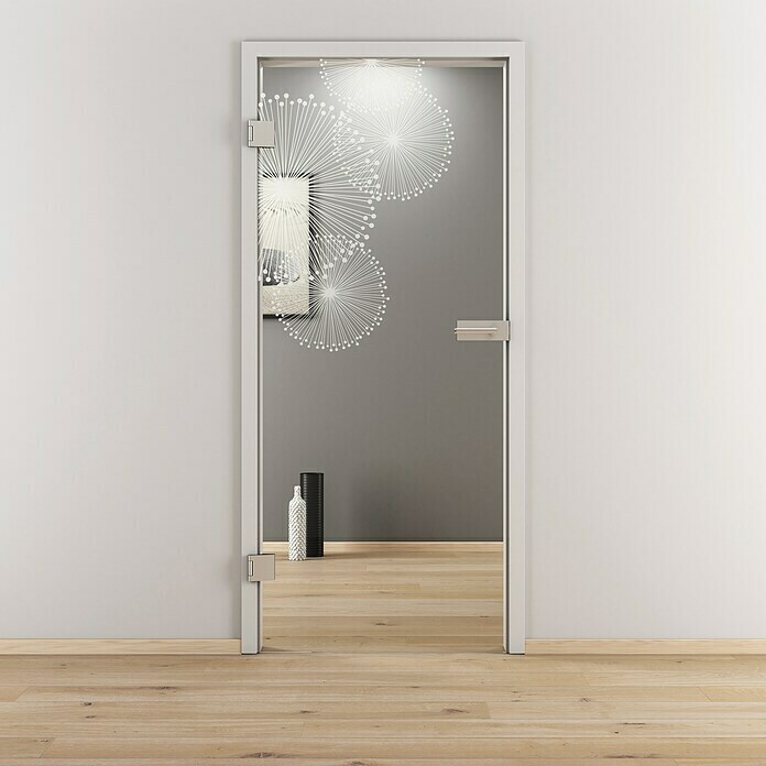 Diamond Doors Glasdrehtür 507 (709 x 1.972 mm, DIN Anschlag: Links, Einscheibensicherheitsglas (ESG)) | BAUHAUS