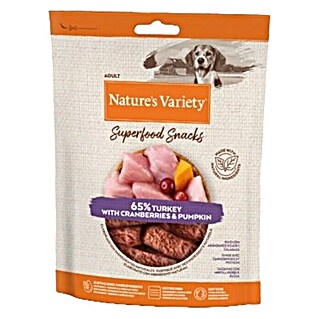 Nature's Variety Comida húmeda para perros Superfood (85 g, Pavo, arándanos y calabaza)