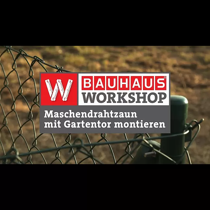 Stabilit Drahtgitter - 5 x 1,02 m, Maschenweite: 12,7 mm, Silber, Verzinkt - BAUHAUS Workshop - Maschendrahtzaun montieren