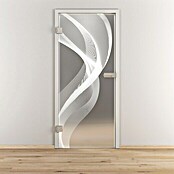 Diamond Doors Glasdrehtür 636 (959 x 1.972 mm, DIN Anschlag: Links, Milchglas) | BAUHAUS