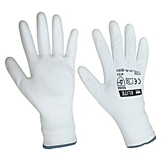 Feinstrick-Handschuh Elite (Größe: 10, Weiß)