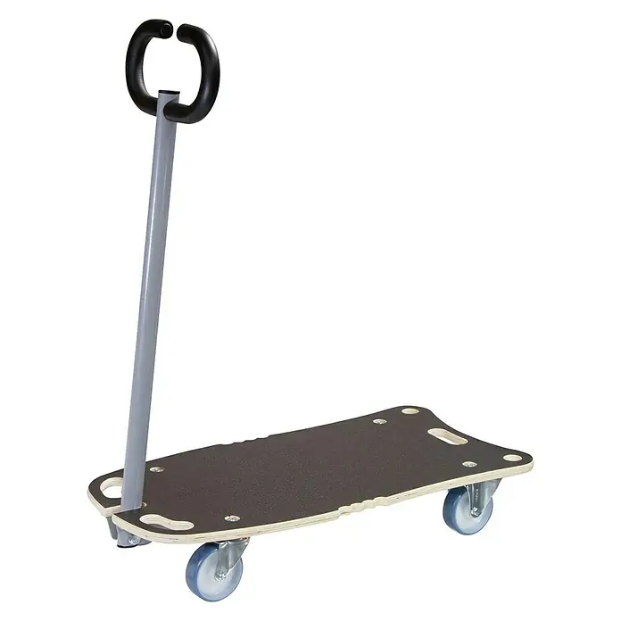 Wagner System Transportroller MM 1187 - L x B x H: 800 x 400 x 145 mm, Traglast: 300 kg, Holz - Ein Rollbrett mit Griff für Werkstattarbeiten, ideal zum bequemen Transport von Lasten und zur Unterstützung bei Reparaturen.
