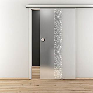 Diamond Doors Glasschiebetür 504 (935 x 2.058 mm, Einscheibensicherheitsglas (ESG), Mattglas)