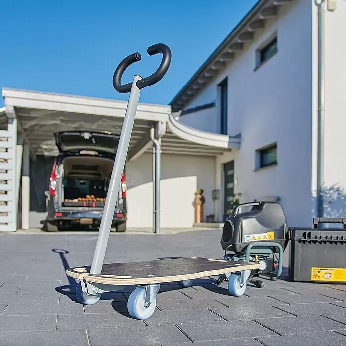 Wagner System Transportroller MM 1187 - L x B x H: 800 x 400 x 145 mm, Traglast: 300 kg, Holz - Stimmungsaufnahme