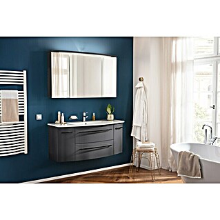 Camargue Swing K Badmeubelset BD4 (Totale breedte badmeubel: 120 cm, Grafiet, Glanzend, 3 -delig)