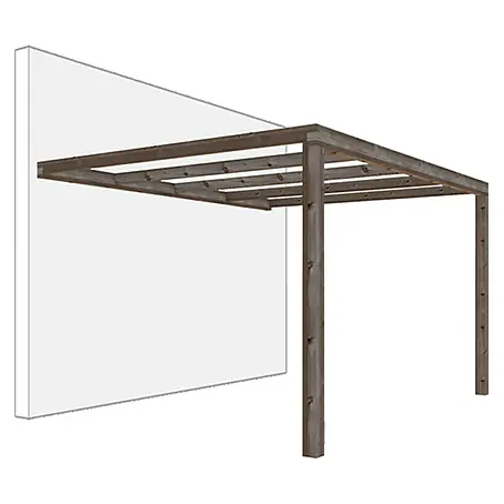 Pérgola adosada Green