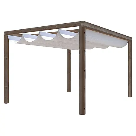 Pérgola con toldo corredero Green