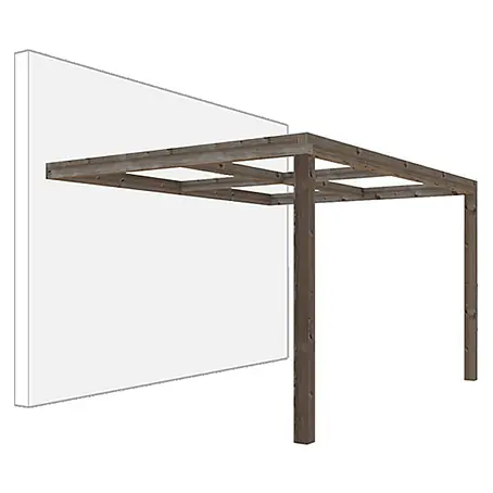 Pérgola adosada Cubik
