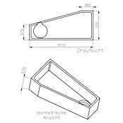 Ottofond Badewannenträger Bari Mod. B (Passend für: Badewanne Bari B 160 x 75 cm)