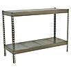 Simonrack Simontaller Schwerlastregal Ecoforte Metall (H x B x T: 90 x 120 x 45 cm, Traglast pro Boden: 400 kg, Anzahl Böden: 2 Stk., Stecken, Silber) | BAUHAUS